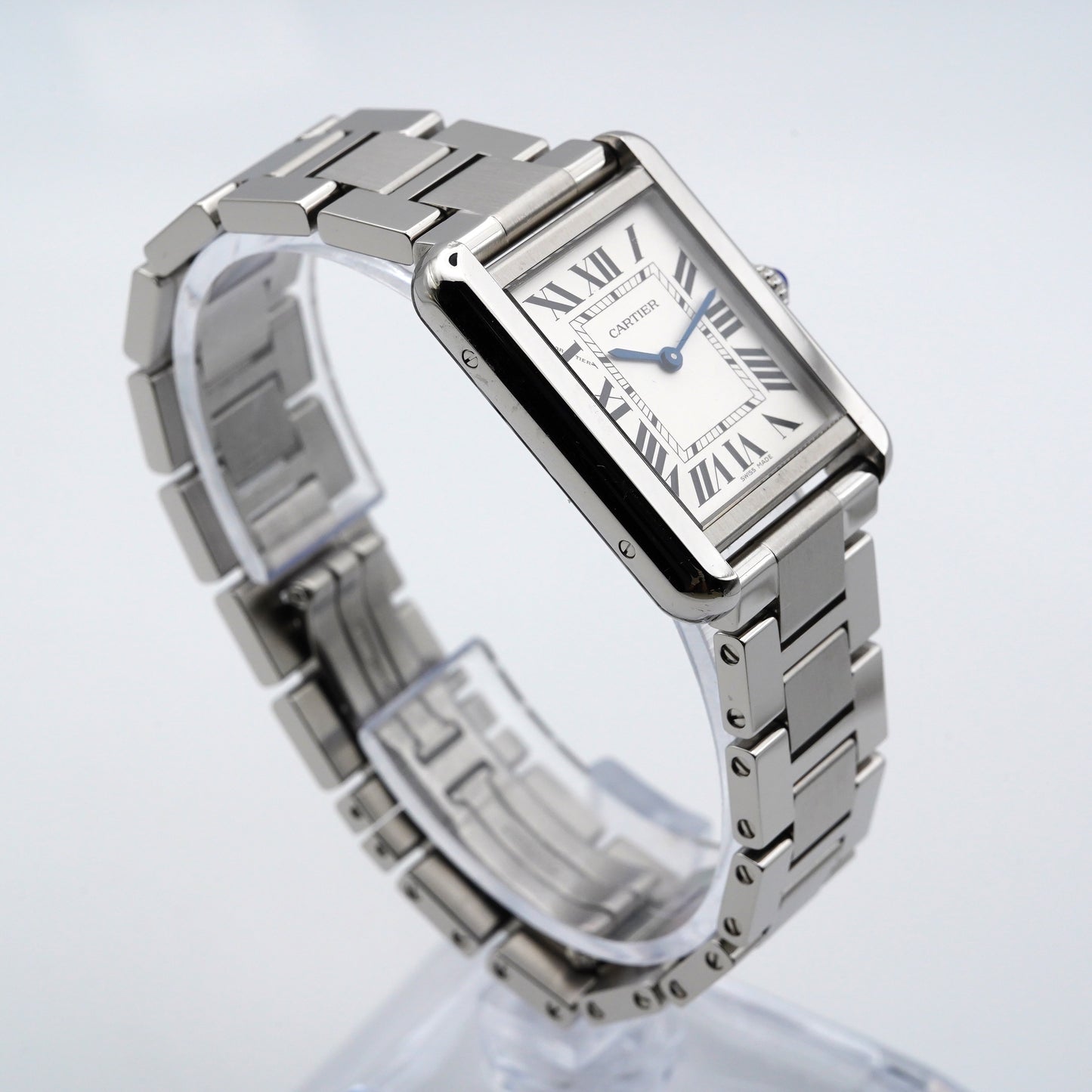 【中古】カルティエ タンクソロ SM W5200013 SSブレスレット｜正規店コンプリートサービス済